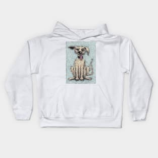 Fluffy the dog Kids Hoodie